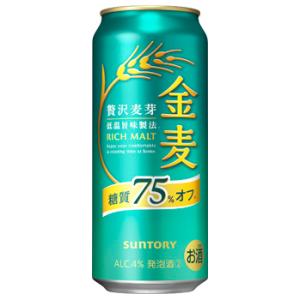 SUNTORY（サントリー） 金麦 リッチモルト 500ml 1ケース（24本入