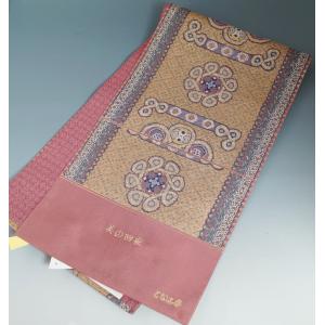 袋帯 龍村美術織物 新品 仕立て上がり品 特選 透錦文 六通 黒色 帯