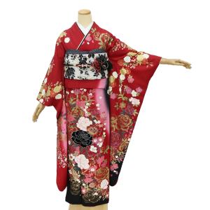 振袖 正絹 新品 仮絵羽 生地 単品 未仕立て品 成人式 結婚式などに