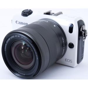 EOS キヤノン ミラーレス一眼 CANON M100 レンズキット ホワイト 中古
