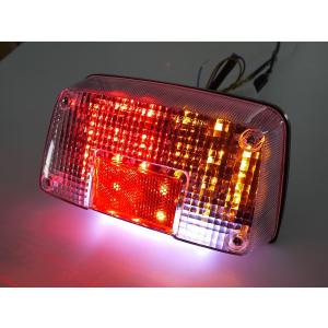 GSX400インパルス用 LEDウインカー付きテールランプ スモークレンズ