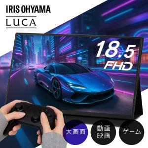アイリスオーヤマ ポータブルモニター15.6インチ DP-EF164S-B
