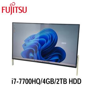 FMV-ESPRIMO Fujitsu ESPRIMO FH77/B1 23.8型フルHD i7-7700HQ/4GB/2TB