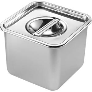 調味料容器 ステンレス製 角型スパイスジャー 蓋付き スパイス調味料