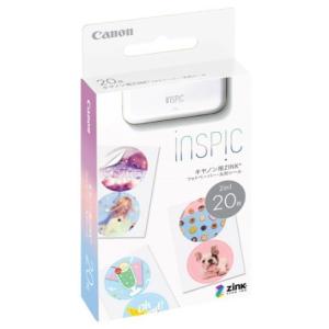 iNSPiC Canon 純正 ミニフォトプリンター フォトペーパー 丸形シール