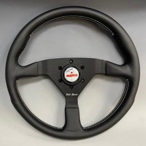 正規輸入品】MOMO ステアリング ドリフティング 35パイ レッドステッチ