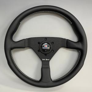 正規輸入品】MOMO ステアリング ドリフティング 35パイ レッドステッチ