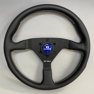 正規輸入品】MOMO ステアリング ドリフティング 35パイ レッドステッチ
