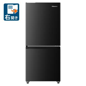ハイセンス（HISENSE） 冷蔵庫 2ドア 135L 右開き 幅48.1cm ブラック
