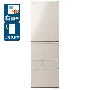 TOSHIBA（東芝） 【配送設置無料】東芝 冷蔵庫 411L 5ドア 右開き