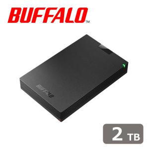 BUFFALO（バッファロー） HD-PCG2.0U3-GBA ブラック ポータブルHDD 2TB