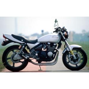 ゼファー400/χ 用 PRETTY 薄型センバツブレット ブラック