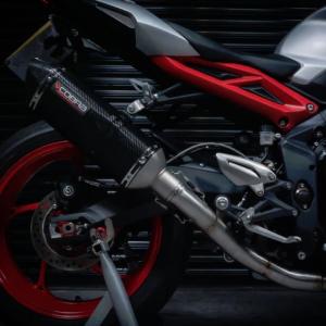 純正エキパイ対応 CB400SF NC42用 ワンズ管 雲雀Ver スリップオン