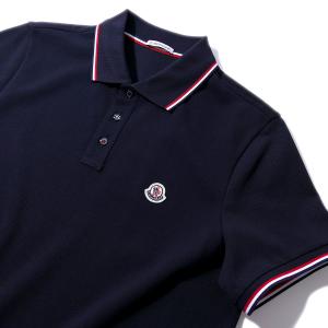 MONCLER（モンクレール） ポロシャツ 8A00015 999ブラック メンズ 半袖