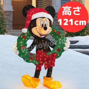 ジム ショア ディズニー サンタの置物 ミッキーマウス クリスマス デコ