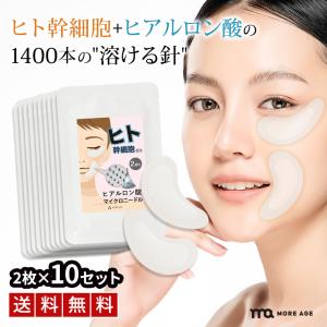 マイクロニードルパッチ ヒト幹細胞 ヒアルロン酸 パッチ 2枚×1 ほう