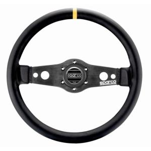 sparco スパルコ ステアリング R215 FLAT レザー LEATHER 350mm Sparco