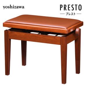 吉澤 ピアノ椅子 Moderato(N) 猫脚 ブラック（黒、BK） 日本製 ※お客様