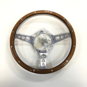 モトリタMK3ウッドステアリング・13インチ ディッシュ : ミニマルヤマ