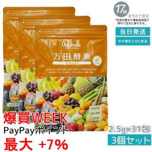 万田酵素 2個セット 万田酵素GINGER分包 31包 万田発酵 送料