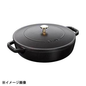 Staub（ストウブ） 鍋 26cm ブレイザー ソテーパン ブラック 生涯保証