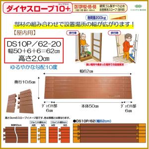 シンエイテクノ 段差解消 屋外用 スロープ 段差 ダイヤスロープ 76cm