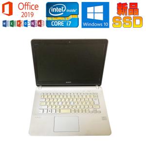 VAIO E 中古パソコン 白 SONY 14 SVE14A28CJW Microsoft Office 2019