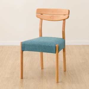 ニトリ（NITORI） ダイニングチェア(アルナスDF LBR/DRAV-GY) 食卓椅子