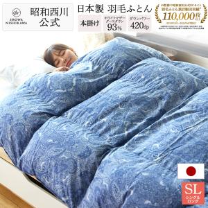 西川（nishikawa） 羽毛ふとん 日本製 チェコ産ホワイトダック93％ 390