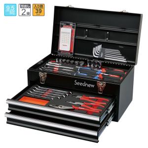 ヤマト自動車 Seednew 9.5mm(9.5sq.) ツールセット 59点（レッド）S