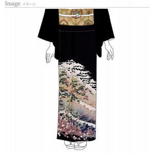 黒留袖 お仕立て上がり 新品未使用品 五つ紋入り（違い鷹の羽）蘇州