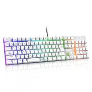 OUSEITECH F98pro ゲーミングキーボード 透明キーボード ホット