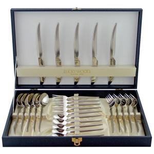 LUCKY WOOD（ラッキーウッド） 18-10ステンレス デラックス ペア