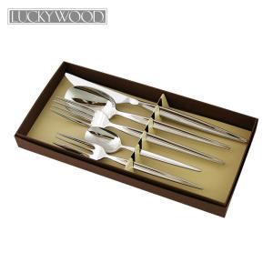 LUCKY WOOD（ラッキーウッド） カトラリーセット ナイフ フォーク