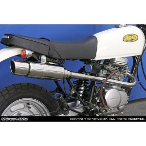 WirusWin エイプ50 ロッドショート マフラー/ウイルズウィン