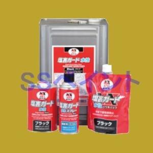 イチネン NX492 塩害ガード ブラック 15kg（一斗缶サイズ） : SS