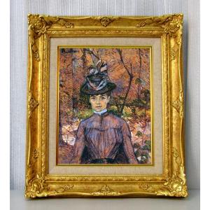 世界の名画 ロートレック ムーランルージュの英国紳士 ジクレー