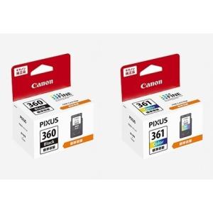 PIXUS CANON FINE カートリッジ BC-360 ブラック BC-361 3色カラー