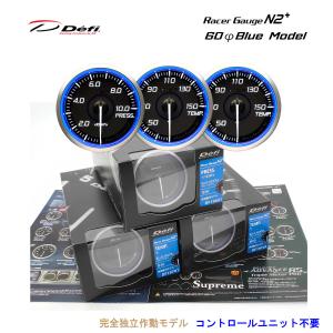 Defi デフィ Racer Gauge N2プラス 52Φ（レッド） ターボ計（2.0K