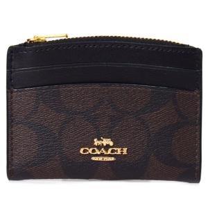 COACH（コーチ） カードケース 名刺入れ 黒 ブラック レザー 革