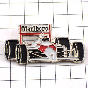 ピンバッジ・マルボロF1ホンダ「1」アイルトンセナ車◇フランス限定