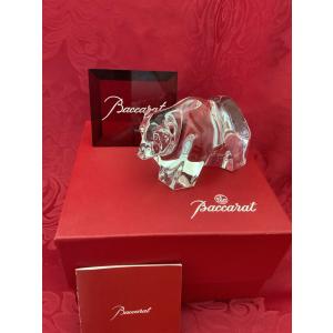 バカラ（Baccarat） 置物 ドッグ 犬 クリスタル フィギュリン