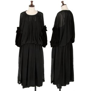 コムデギャルソン チュールワンピース 変形 ドレス ノースリーブ