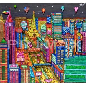 ニューヨーク アットナイト/ヨハン・ペラトーネル(デジタルアート