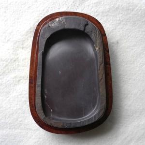 端渓硯 老坑 約4吋 104×69×19mm 一点物 すずり : 書道用品 緑風店