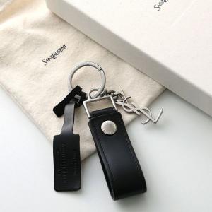 SAINT LAURENT サンローラン キーリング 518323 0SX0E メンズ レザー