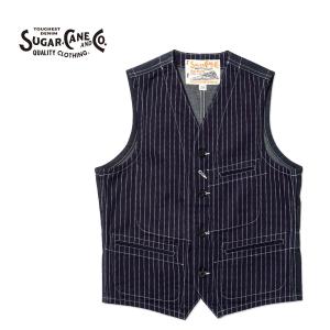 SUGAR CANE シュガーケーン SC12654 ウォバッシュ ストライプ ワーク
