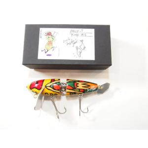 ヒヨコブランド カイテン ヘビ革 ハンドメイド トップウォータールアー