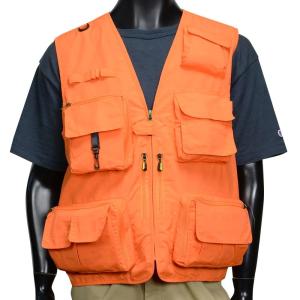 FLYGO ハンティングベスト 狩猟 ブレイズオレンジ チョッキ [ Mサイズ