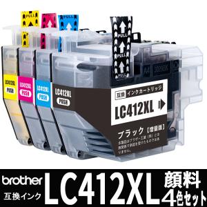インクのチップス LC412XL 大容量 ブラザー プリンターインク LC412XL